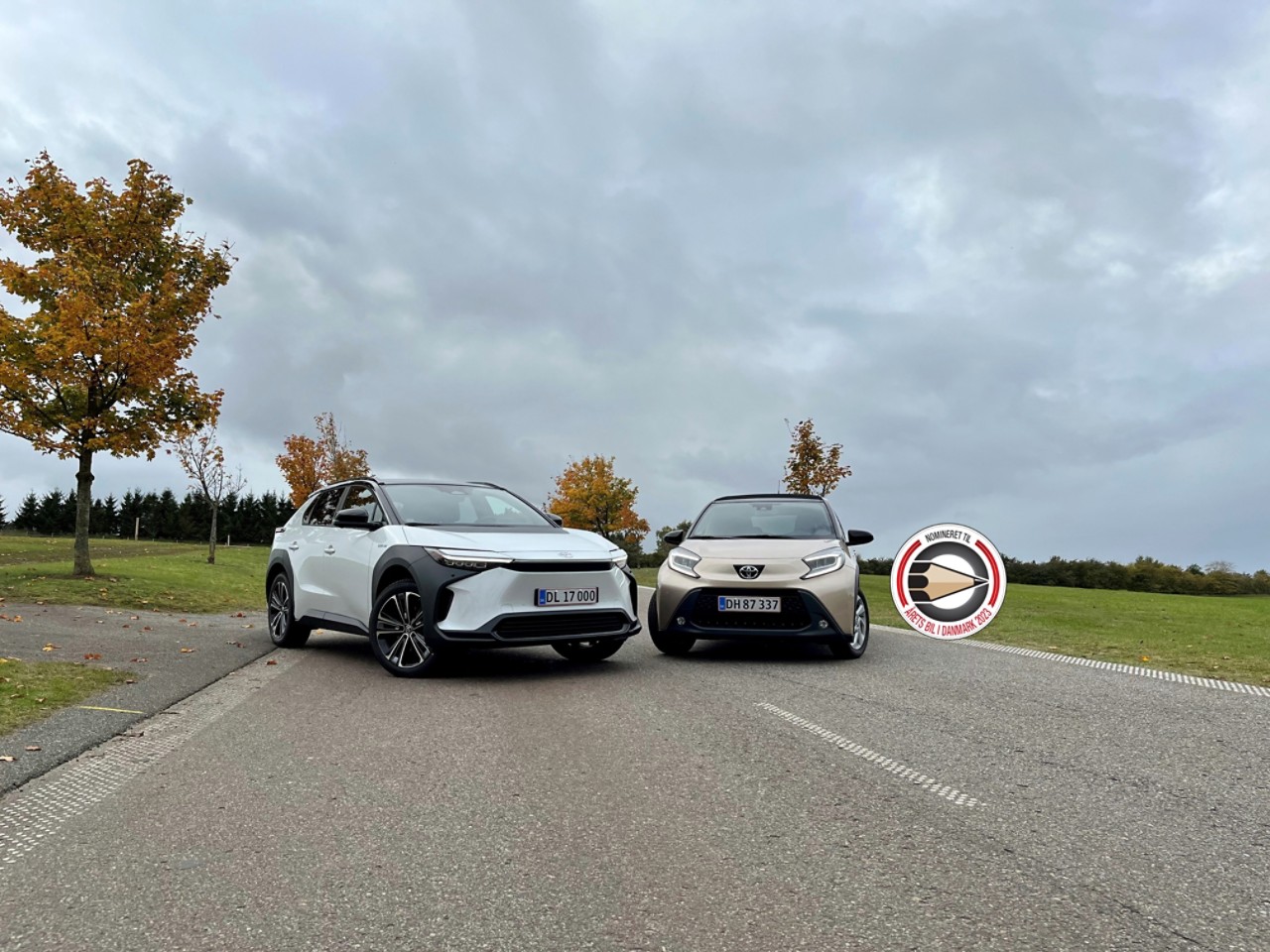 To Toyotaer nomineret til Årets Bil i Danmark 2023