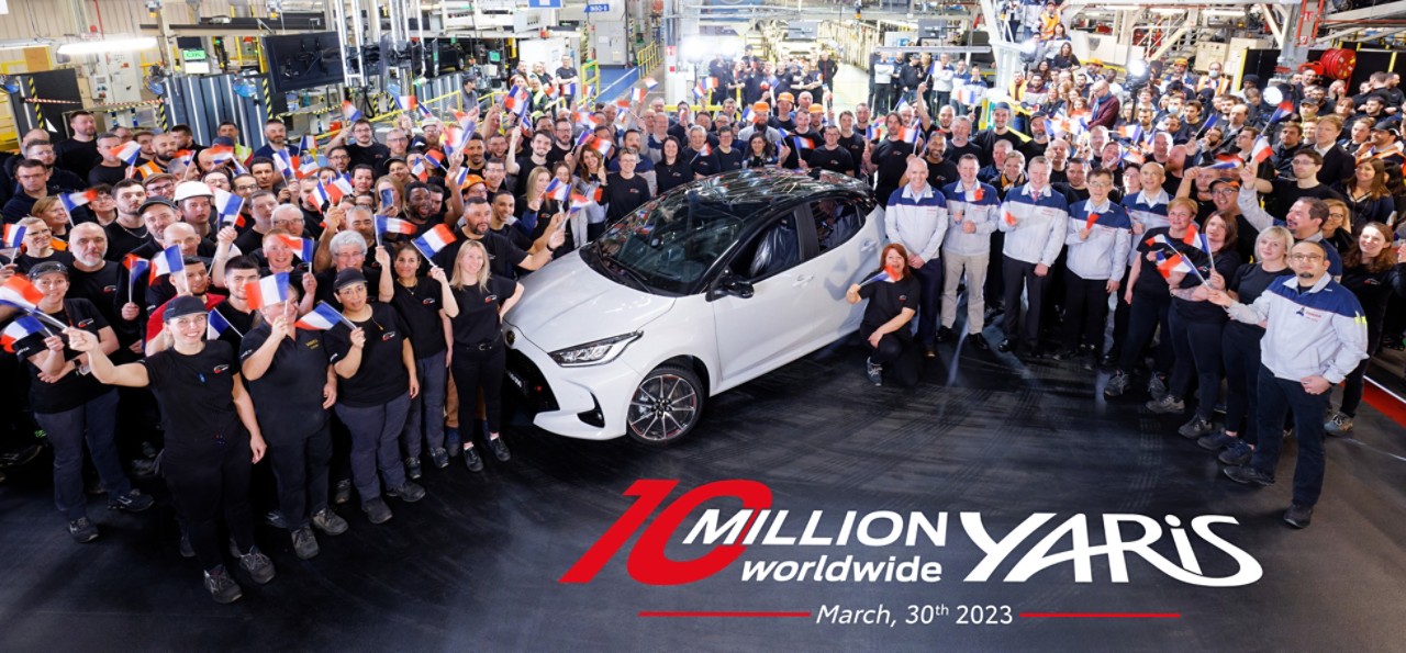 Toyota runder 10 mio. solgte Yaris-modeller
