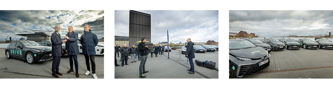 TOYOTA OG DRIVR SÆTTER 100 BRINTTAXIER PÅ VEJENE I KØBENHAVN