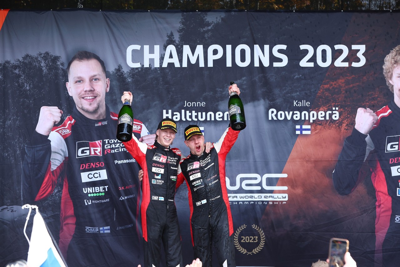 Toyota vinder verdensmesterskabet i rally